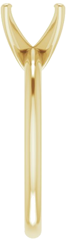 Sužadėtuvių Žiedas „Solitaire“ 417 Geltonojo Aukso Oval 9mm x 7mm (4)