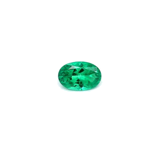 0.37 carat GREEN MODIFIEDBRILLIANT cut Oval Smaragdas (1)