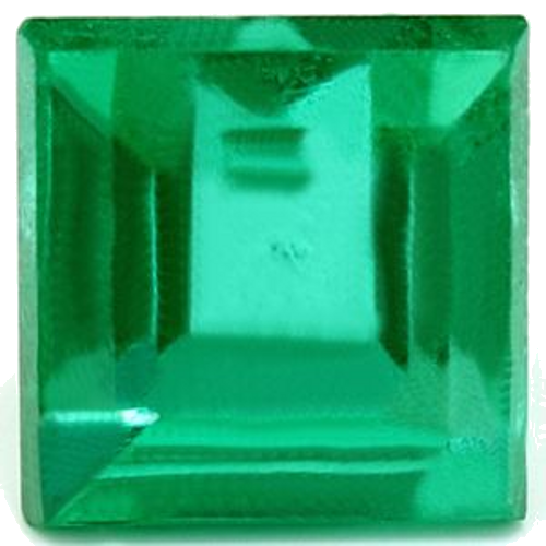 1.44 carat GREEN Square Smaragdas (1)