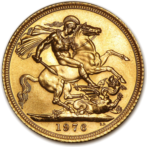Half Sovereign Elizabeth II (1974-1984) Gold coin (2)