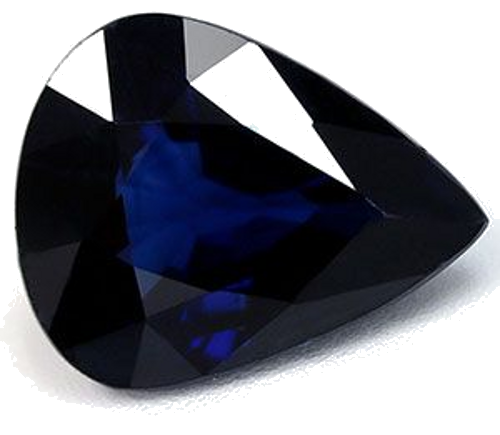 2.52 carat BLUE Pear Safyras (1)