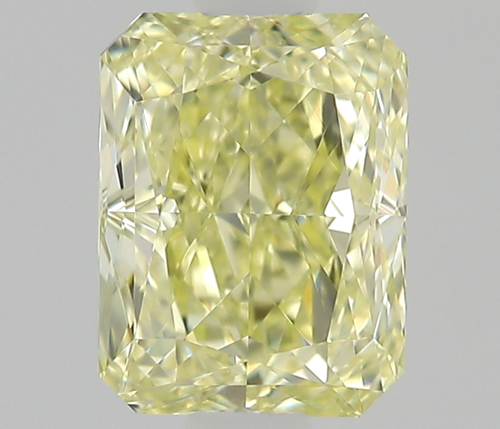0.5 carat Fancy Yellow-VVS2 Natūralus Radiant Deimantas (1)