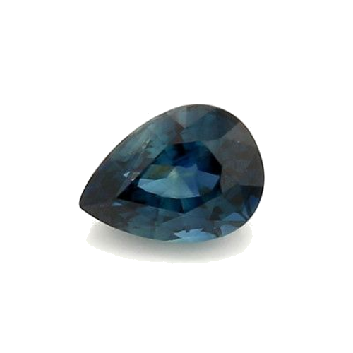 1.1 carat BLUE MODIFIEDBRILLIANTSTEP cut Pear Safyras (1)