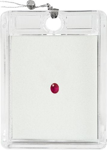 0,25 ct. Ruby Cushion Shape S.I (1)