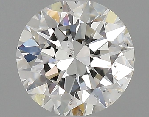 0.5 carat F-SI1 Excellent cut Natūralus Round Deimantas (1)