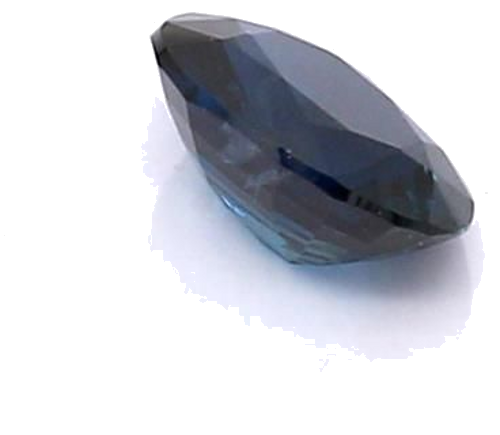 0.58 carat BLUE BRILLIANTSTEP cut Oval Safyras (1)