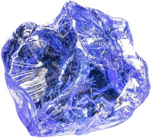Pleochroinis tanzanito kristalas, 2,66 ct, Tanzanija (1)
