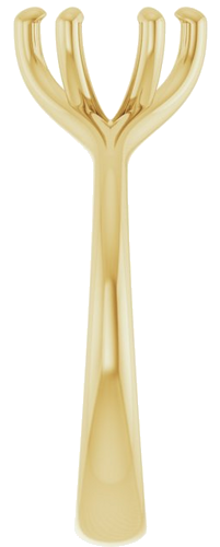 Sužadėtuvių Žiedas „Solitaire“ 750 Geltonojo Aukso Round 7.4mm (4)