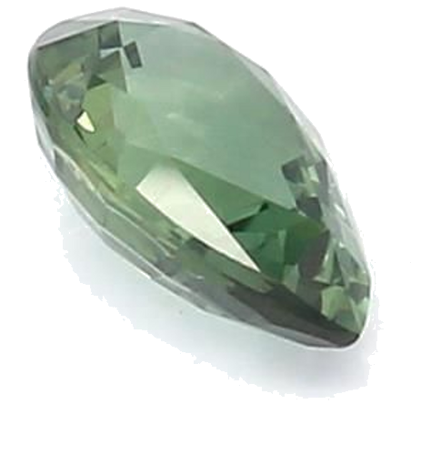 0.89 carat GREEN BRILLIANTSTEP cut Pear Safyras (1)
