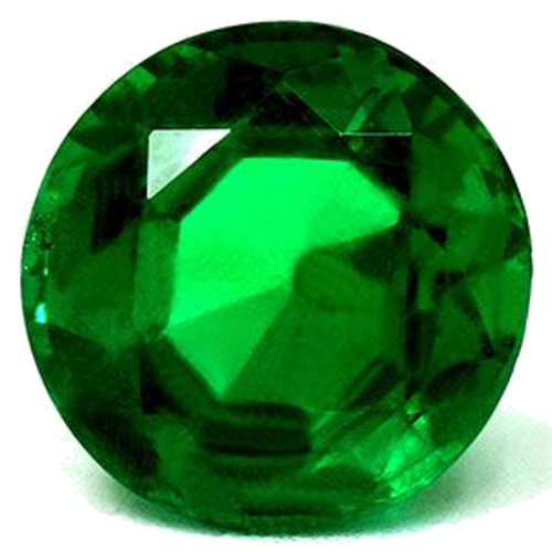 1.7 carat GREEN Round Smaragdas (1)