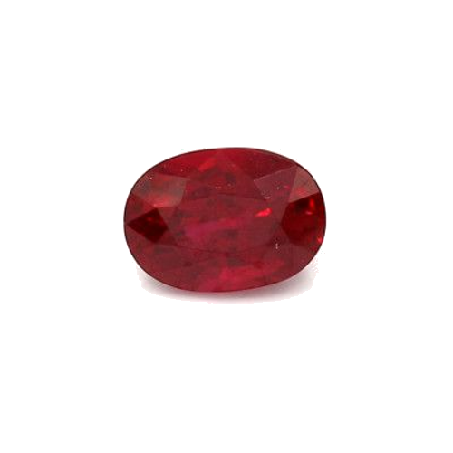 1.22 carat RED BRILLIANTSTEP cut Oval Rubinas (1)