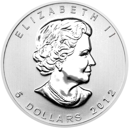 1 oz Briedis 2012 Kanada sidabrinė moneta (2)