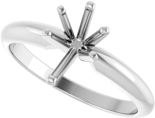 Sužadėtuvių Žiedas „Solitaire“ 585 Baltojo Aukso Pear Shape 8.5mm x 5mm (5)