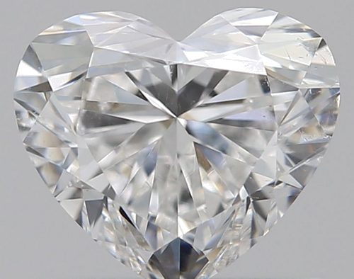 0.7 carat F-SI1 Natūralus Heart Deimantas (1)