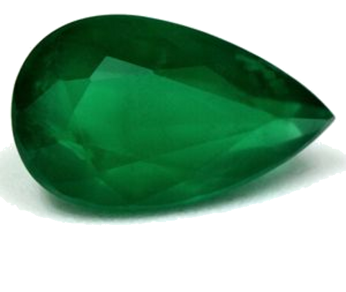 1.66 carat GREEN Pear Smaragdas (1)