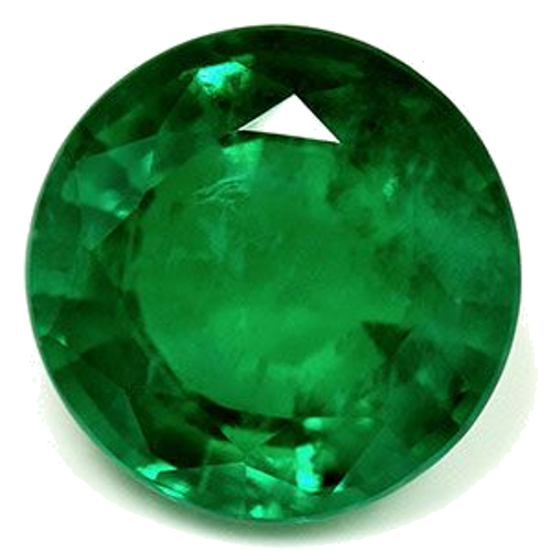 2.89 carat GREEN Round Smaragdas (1)