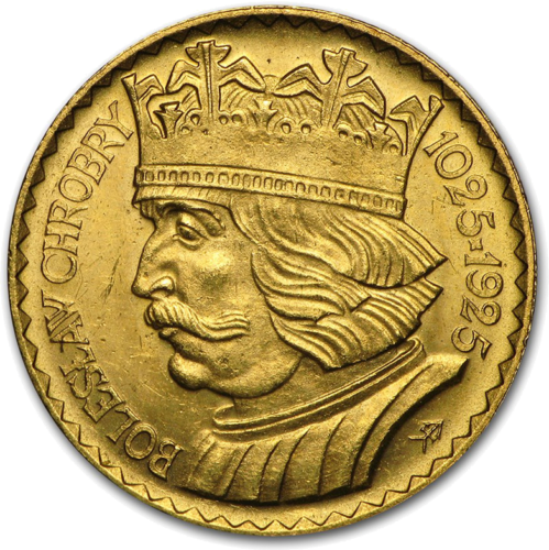 10 Zloty Boleslaw 1925 Poland gold coin (1)