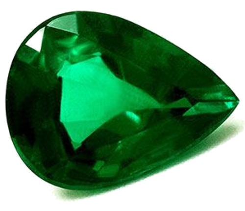 3.12 carat GREEN Pear Smaragdas (1)