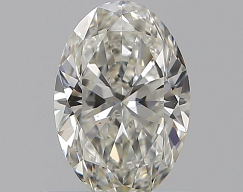 0.53 carat I-VS1 Natūralus Oval Deimantas (1)