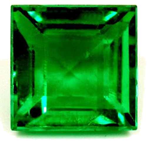 1.22 carat GREEN Square Smaragdas (1)