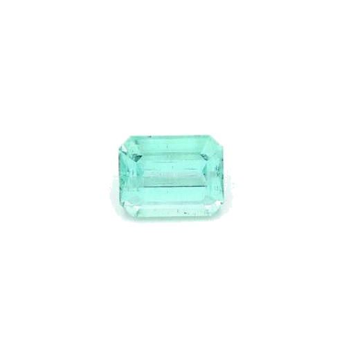 1.03 carat GREEN STEP cut Octagonal Smaragdas (1)