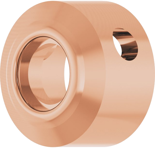 14K Rose 3 mm Round Bezel-Set Slide Pendant Mounting (2)