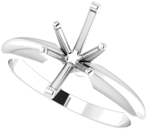 Sužadėtuvių Žiedas „Heavy Solitaire“ 585 Baltojo Aukso Marquise 10.5mm x 5.5mm (5)