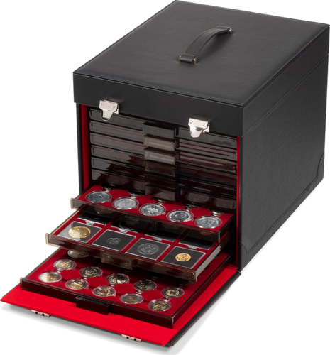 Кофр CABINET для монет в боксах MB (2)