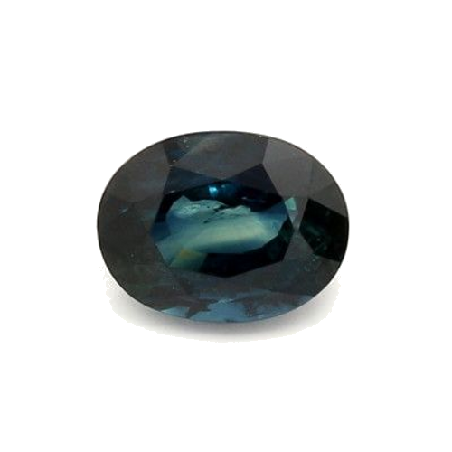 1.78 carat BLUE BRILLIANTSTEP cut Oval Safyras (1)