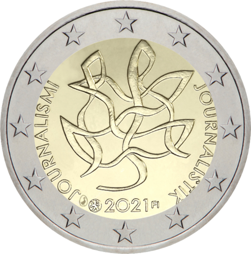 2021 Finland Journalism and free press 2 euro coin (1)