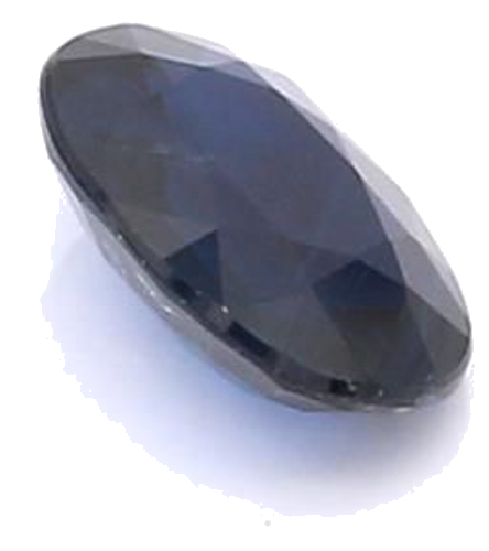 0.68 carat BLUE BRILLIANTSTEP cut Oval Safyras (1)