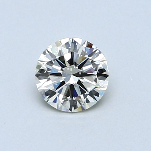 0.5 carat K-VVS2 GD cut Natūralus Round Deimantas (1)