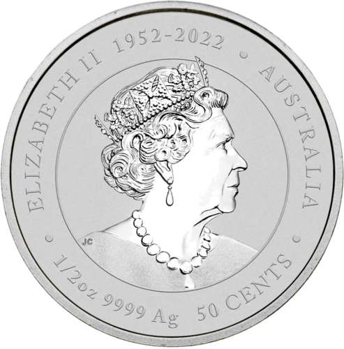 Сребърна монета с тегло 1/2 унция Година на дракона 2024 (Лунар III) Австралия (2)