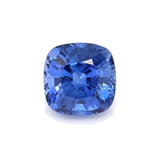 1.05 carat BLUE BRILLIANTSTEP cut Cushion Safyras (1)