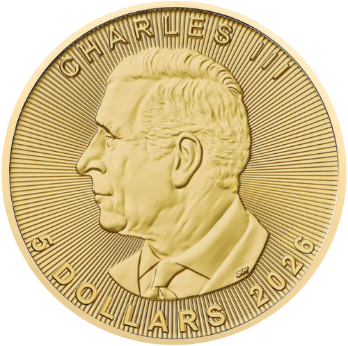 1/10 oz Klevo lapas 2026 Kanada auksinė moneta (2)