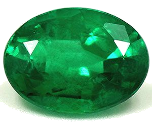 1.65 carat GREEN Oval Smaragdas (1)