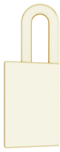 18K Yellow 7.5 mm Square Pendant Mounting (3)