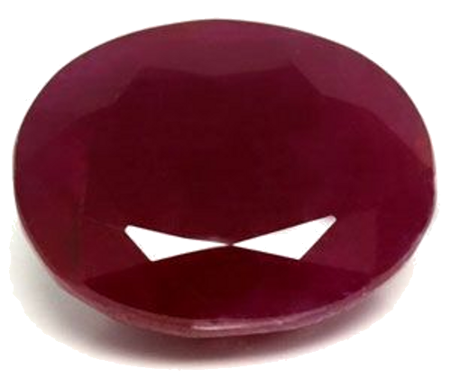 5.99 carat RED Oval Rubinas (1)