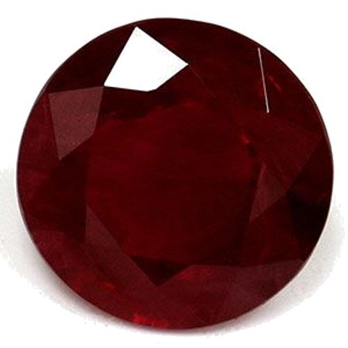 1.37 carat RED Round Rubinas (1)