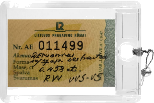 0.458 ct RW/VVS-VS Natūralūs Round Deimantai (2)