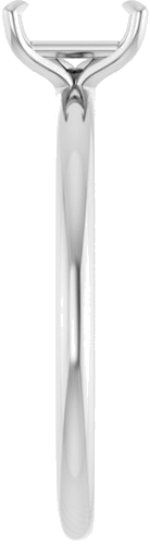 Sužadėtuvių Žiedas „Solitaire“ 417 Baltojo Aukso Emerald 6mm x 4mm (4)