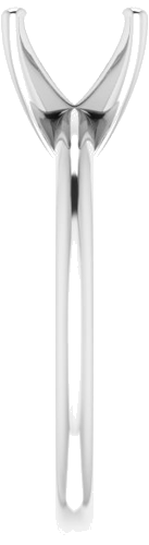 Sužadėtuvių Žiedas „Solitaire“ 950 Platinos Oval 9mm x 7mm (4)