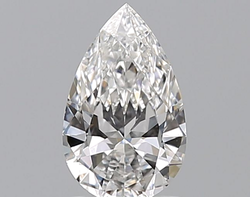 1.0 carat D-VVS2 Natūralus Pear Deimantas (1)