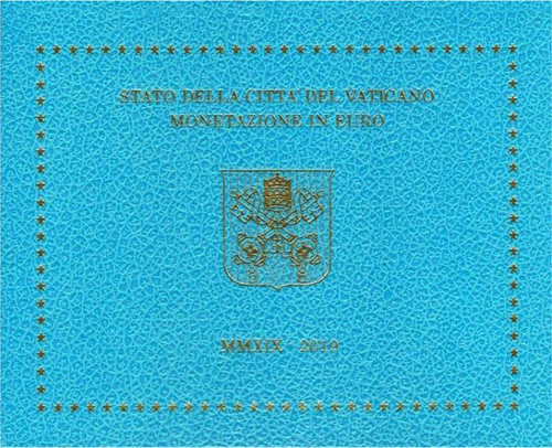 2019 Vatikāna BU eiro monētu komplekts (1)