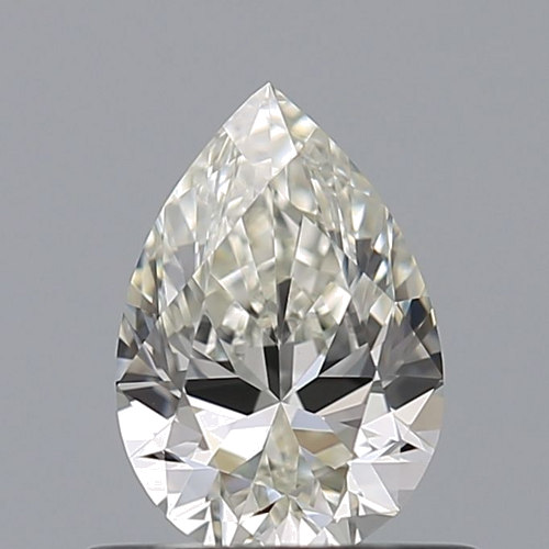 0.55 carat J-VVS2 Natūralus Pear Deimantas (1)