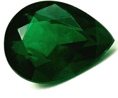 3.53 carat GREEN Pear Smaragdas (1)