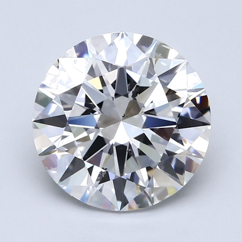 5.01 carat D-SI1 Excellent cut Natūralus Round Deimantas (1)