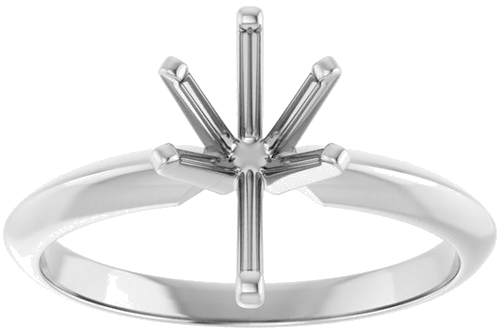 Sužadėtuvių Žiedas „Lightweight Solitaire“ 585 Baltojo Aukso Pear Shape 10mm x 6mm (3)