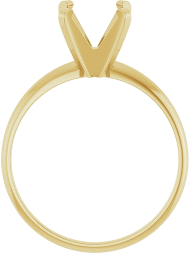 Sužadėtuvių Žiedas „Solitaire“ 585 Geltonojo Aukso Square 6mm (2)