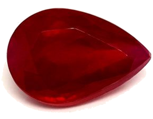 1.67 carat RED Pear Rubinas (1)